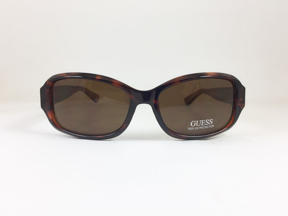 Eyewear Gu7410 Guess GU7410 Sunglasses Shiny Blue Frame, Smoke