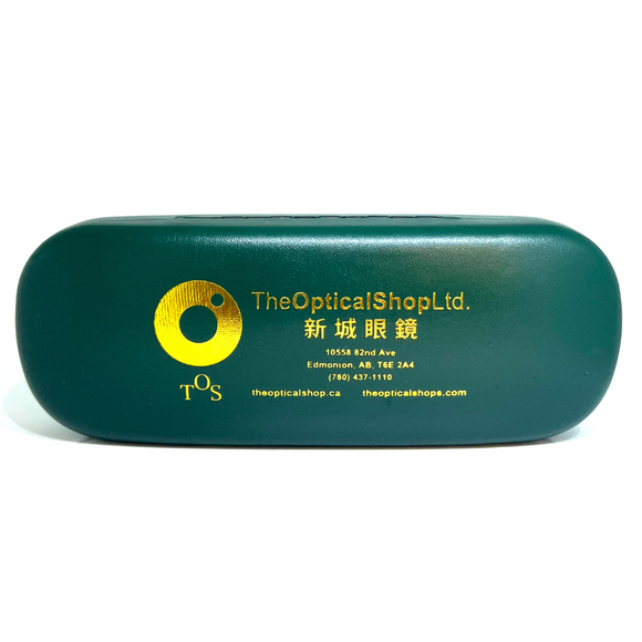 TOS GREEN EYEGLASSES CASE