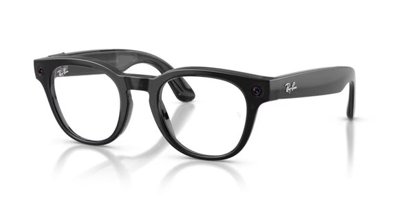 RAY-BAN META SCRIBER OPTICS - TRANSPARENT BLACK – The Optical Shop Ltd.